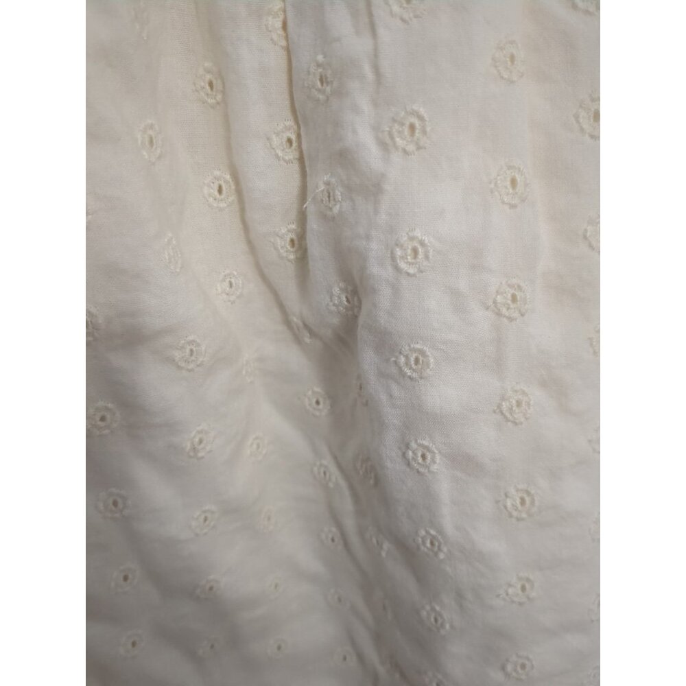 Old Navy Cream Floral Mini Dress Women's Size XL tall coquette babydoll sundress - Picture 11 of 13